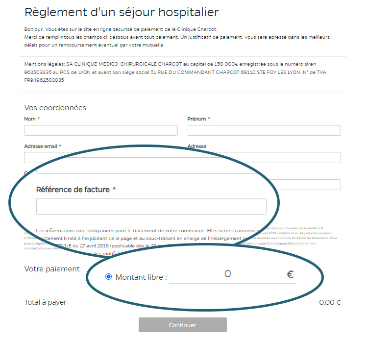 Paiement en ligne